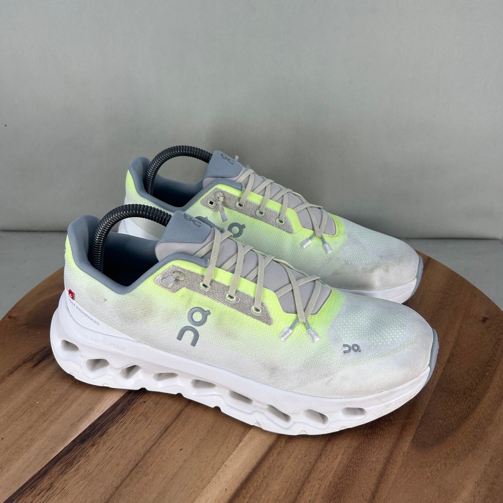 On Cloudsurfer Running Shoes White Lime 3WE10052348 Womens Size 9.5 Cushioned
